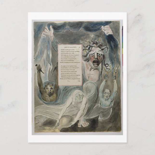 Ode to Adversity, from 'The Poems of Thomas Gray', Postcard (Front)