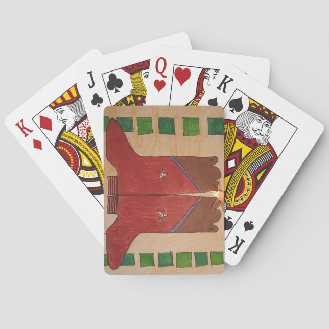 'Ode to Bakersfield playing cards (Back)