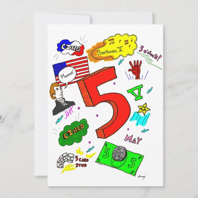 Ode to Five Invitations (Front)