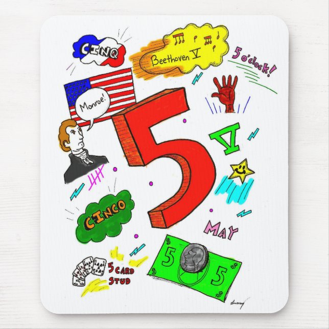 Ode to Five Mousepad (Front)