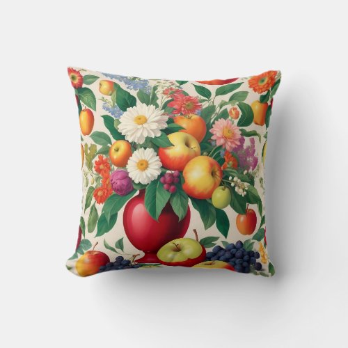 Ode to Harvest Throw Pillow