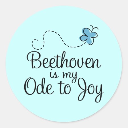Ode To Joy Beethoven Sticker