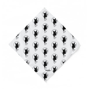 Ode to Love Cat by Adiel Akoo - Pocket Square / Bandana