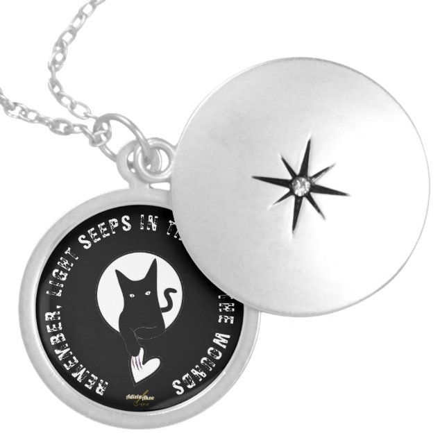 Ode to Love Cat Self Care Necklace - Adiela Akoo (Front)