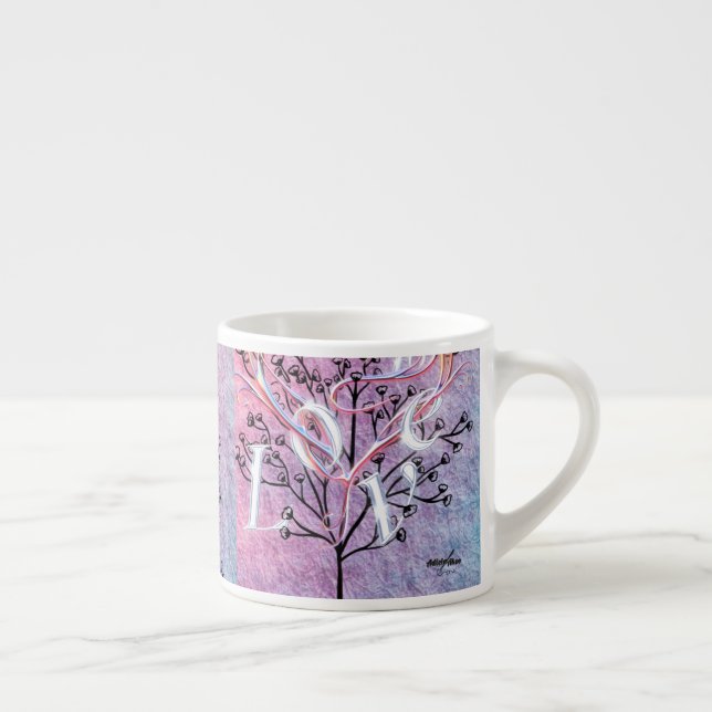 Ode to Love Espresso Mug by Poet Adiela Akoo (Right)