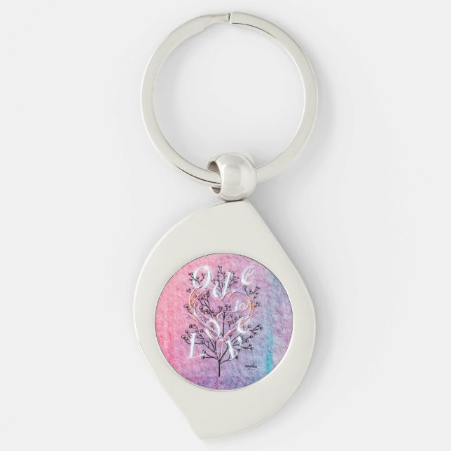 Ode to Love Keyring Designed by Adiela Akoo (Front)