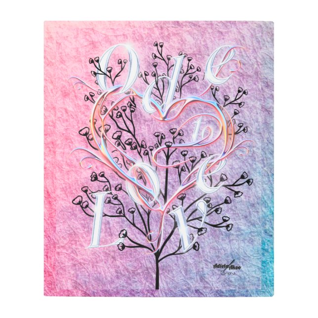 Ode to Love Metal Art (Front)