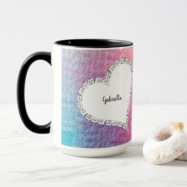 Ode to Love Mug by Poet Adiela Akoo (With Donut)
