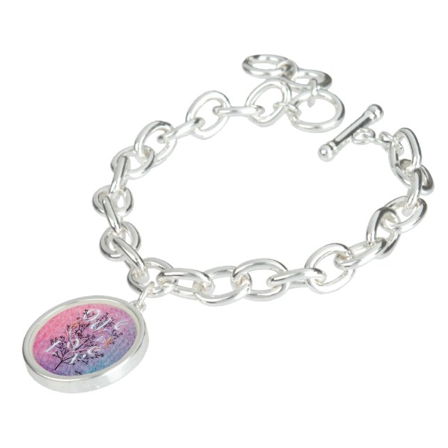 Ode to Love Round Charm Bracelet by Adiela Akoo (Side)