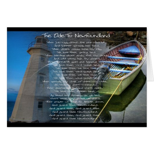 Ode to Newfoundland Cards (Front Horizontal)