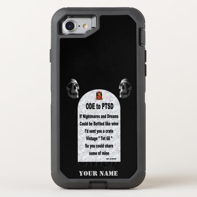 ODE to PTSD Otterbox iPhone Case (Back)