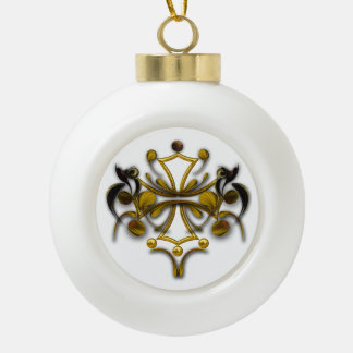 "Ode To Pure Significance", Ceramic Ball Christmas Ornament