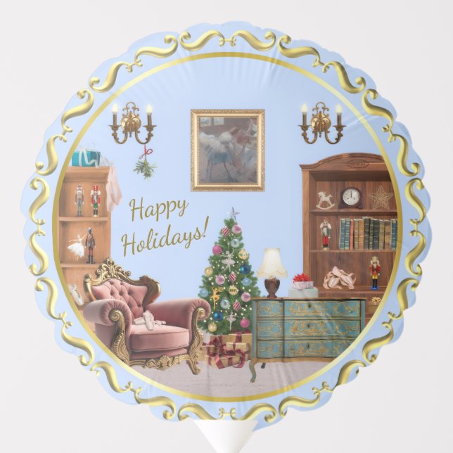 Ode to The Nutcracker Ballet Blue Balloon (Front)