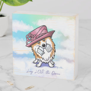 Ode To The Queen Wooden Box Sign