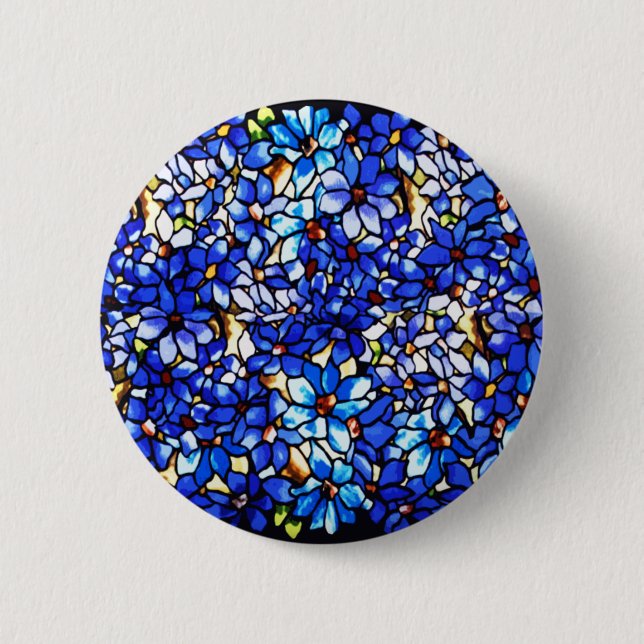 Ode to Tiffany Clematis Button (Front)