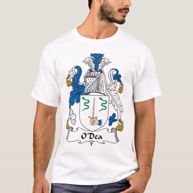 O'Dea or Day Family Crest T-Shirt (Front)