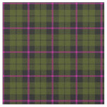 odee army green pink stripe plaid print2 fabric