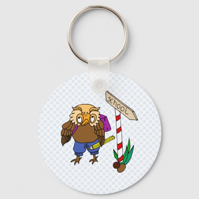 Odel Owl Keychain (Front)