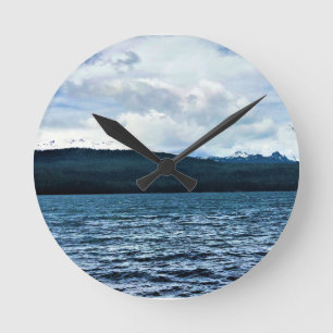 Odell Lake, OR Round Clock