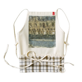 Odeon of Herodes Atticus in Athens Zazzle HEART Apron