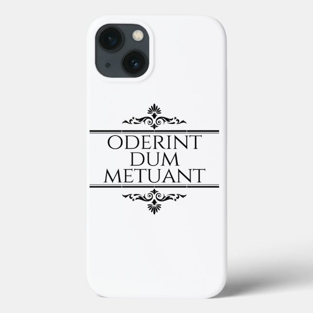 Oderint Dum Metuant Case-Mate iPhone Case (Back)