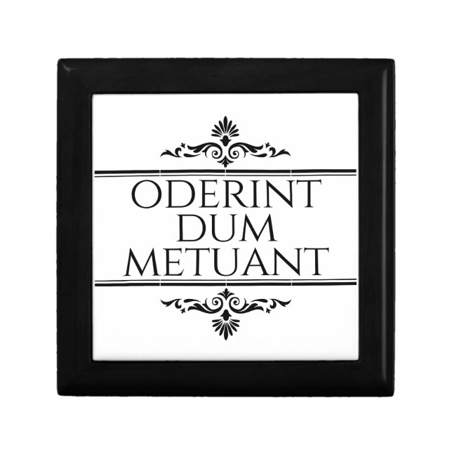 Oderint Dum Metuant Gift Box (Front)