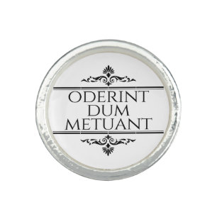 Oderint Dum Metuant Ring