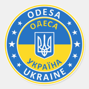 Odesa Ukraine Classic Round Sticker