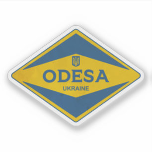 Odesa Ukraine Vintage Sticker