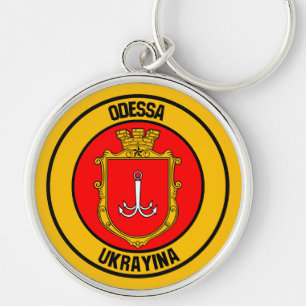 Odessa Round Emblem Keychain