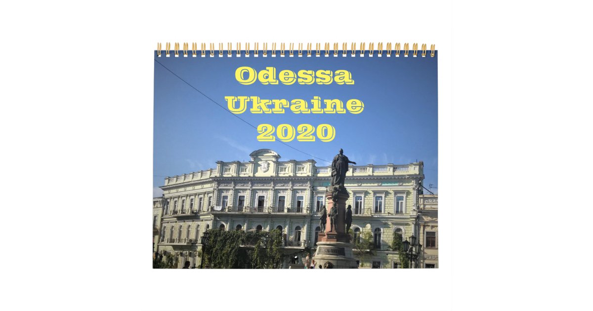 Odessa Ukraine photography calendar 2020