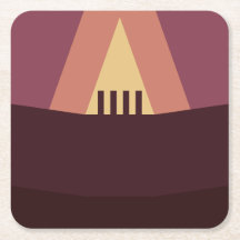 ODESZA Summer's Gone Minimalist Coaster
