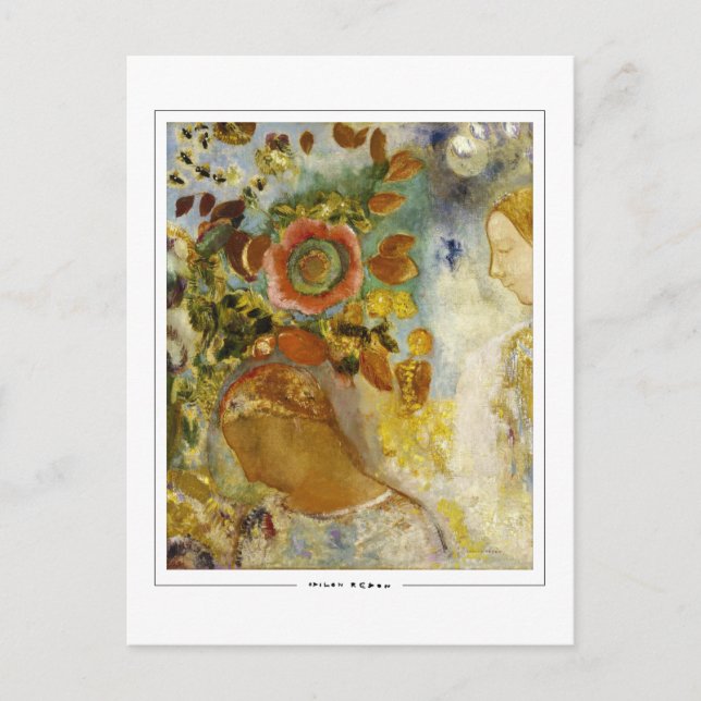 Odilon Redon #24 - Fine Art Postcard (Front)