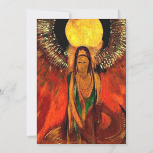 Odilon Redon artwork, The Flame,