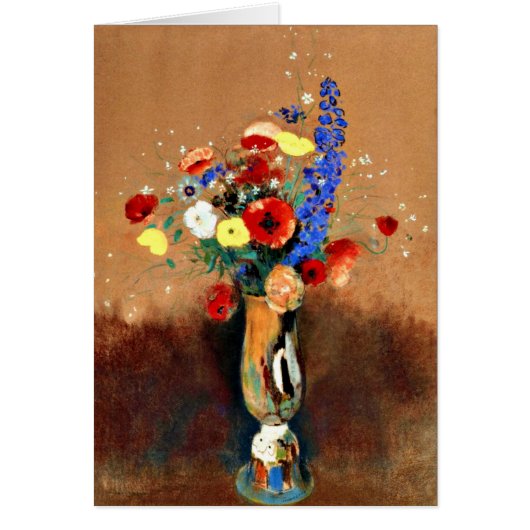 Odilon Redon - Bouquet of Wildflowers in Vase (Front)