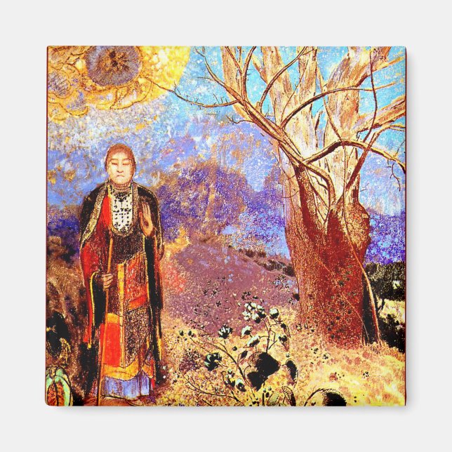 Odilon Redon - Buddha Magnet (Front)