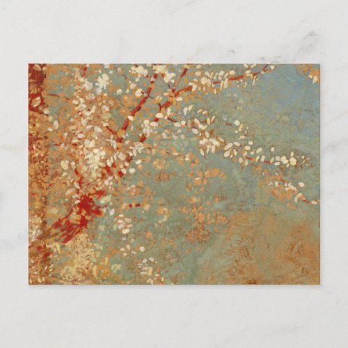 Odilon Redon _ Figure Under A Blossoming Tree Postcard