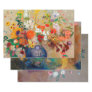 Odilon Redon, Floral Wrapping Paper Sheets