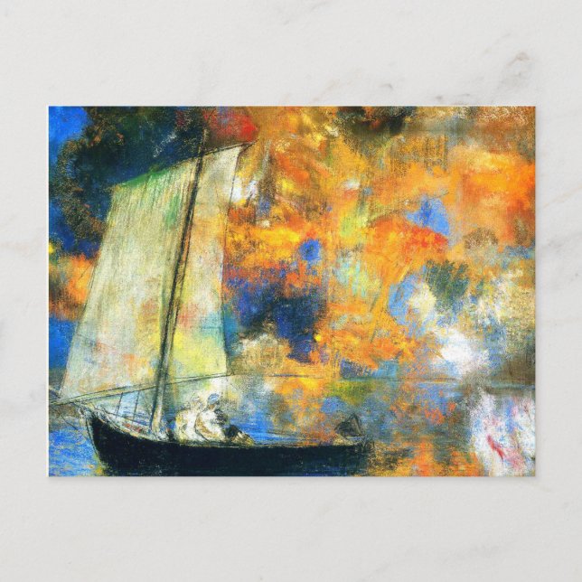 Odilon Redon - Flower Clouds Postcard (Front)