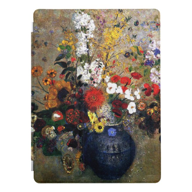 Odilon Redon - Flowers, 1909, iPad Pro Cover (Front)