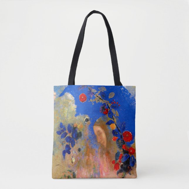 Odilon Redon - Profile beneath an Arch Tote Bag (Front)