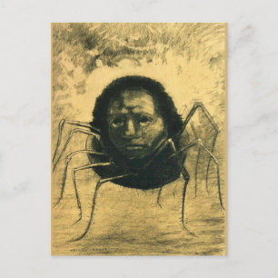 Odilon Redon, The Crying Spider, Postcard