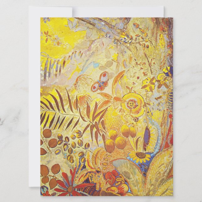 Odilon Redon - The Day, Holiday Card (Front)