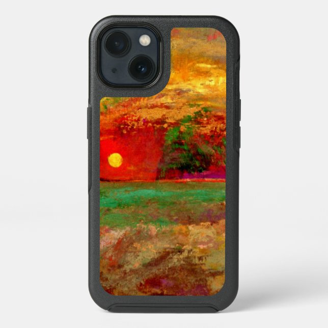 Odilon Redon - The Sunset, Otterbox iPhone Case (Back)