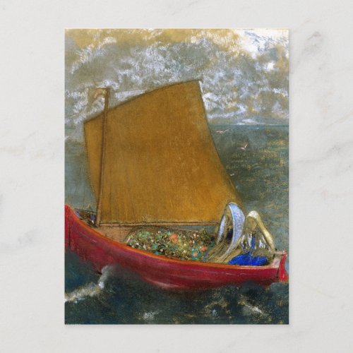 Odilon Redon The Yellow Sail Postcard