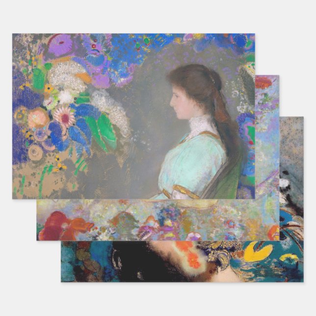 Odilon Redon Wrapping Paper Sheets (Set)