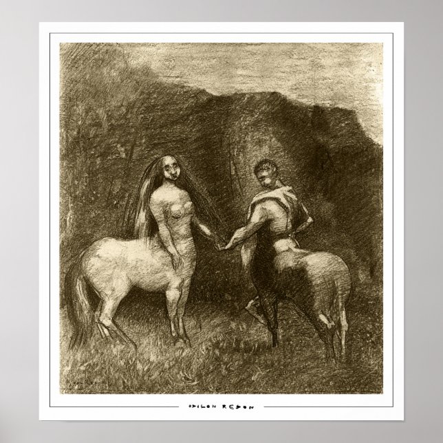 Odilon Redon Zedign Art Poster #573 (Front)