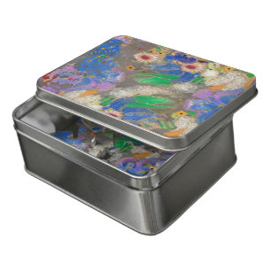 Odilon Redon's abstract flower background. Jigsaw Puzzle