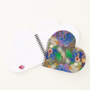 Odilon Redon's abstract flower background. Notebook