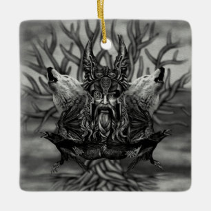 Odin -All-Father Ceramic Ornament